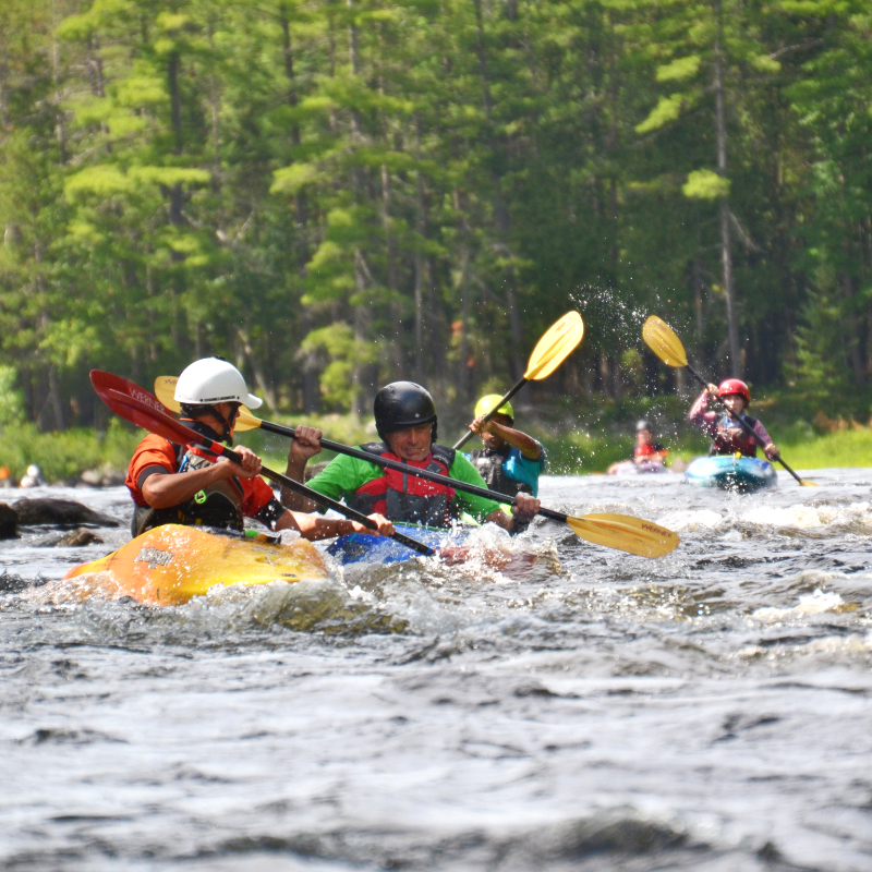 Beginner Whitewater Kayaking Ontario Canada Ottawa Kayak School